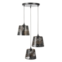 Светильник BayerLux "Феерия" 3хЕ27 40Вт черный 40х40х20-90см Светильник BayerLux "Феерия" 3хЕ27 40Вт черный 40х40х20-90см