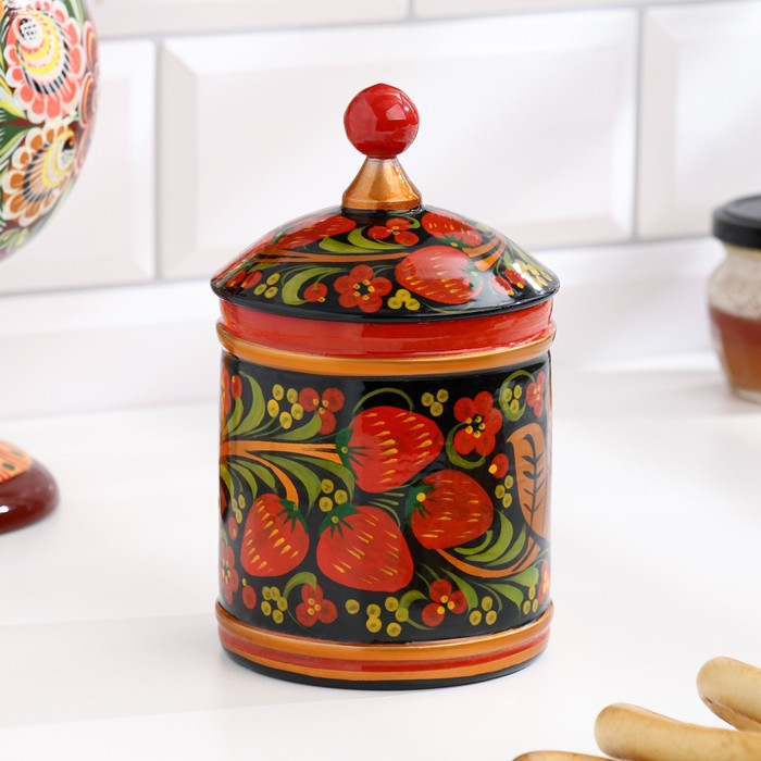 Кадочка, средняя, 9&times;14 см, хохлома, микс