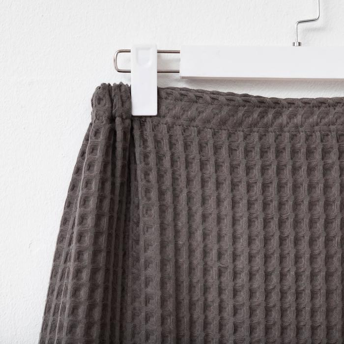 Парео вафельное банное Этель Парео вафельное банное Этель "Boho" 80*145 см. цв. светло-серый, 100% хл, 290 г/м2