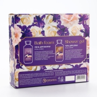 Подарочный набор косметики Rose iris, гель для душа и пена для ванны 2 х 295 мл, FLORAL & BEAUTY by URAL LAB