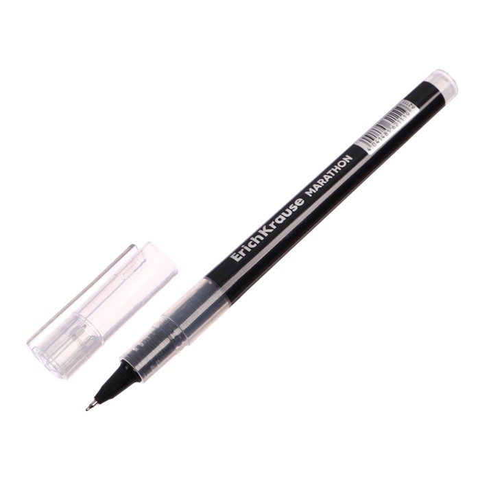 Ручка-роллер ErichKrause Marathon Stick, узел 0.5 мм, чернила чёрные, мягкое и тонкое письмо, длина линии письма 1200 метров Ручка-роллер ErichKrause Marathon Stick, узел 0.5 мм, чернила чёрные, мягкое и тонкое письмо, длина линии письма 1200 метров