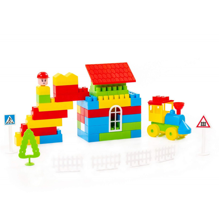 Конструктор «Строитель», 101 деталь Конструктор «Строитель», 101 деталь