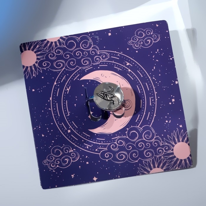 Кольцо «Луна» над рукой, цвет серебро, 18 размер Кольцо «Луна» над рукой, цвет серебро, 18 размер