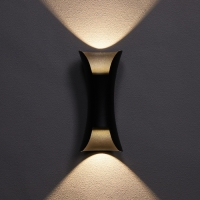 Светильник фасадный &laquo;Элегант&raquo;, FSD-091, 6 Вт, 3000К, IP65, 220 В, металл, черный