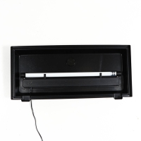 Аквариум "Прямоугольный" с крышкой, 85 литров, 72 x 31 x 38/44 см, чёрный