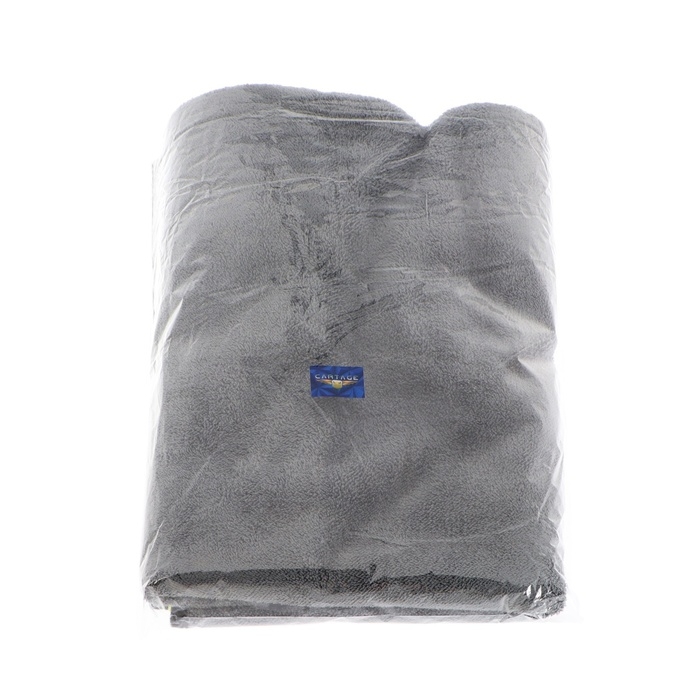 Тряпка для мытья авто, CARTAGE, микрофибра, 400 г/м&sup2;, 60&times;160 cм, желто-серая