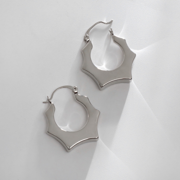 Серьги металл XUPING оковы сладострастия, цвет серебро