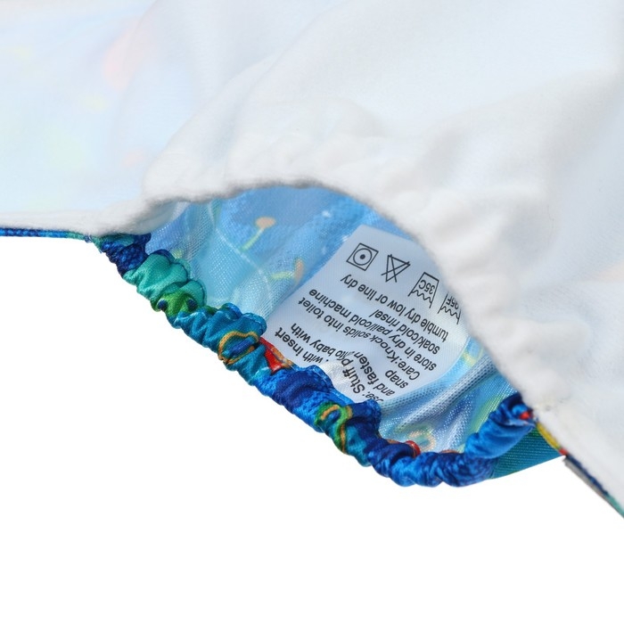 Многоразовый подгузник «Космос», 3-15 кг, цвет синий, Крошка Я Многоразовый подгузник «Космос», 3-15 кг, цвет синий, Крошка Я