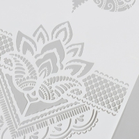 Трафарет пластик "Лотос" 21х29,7 см