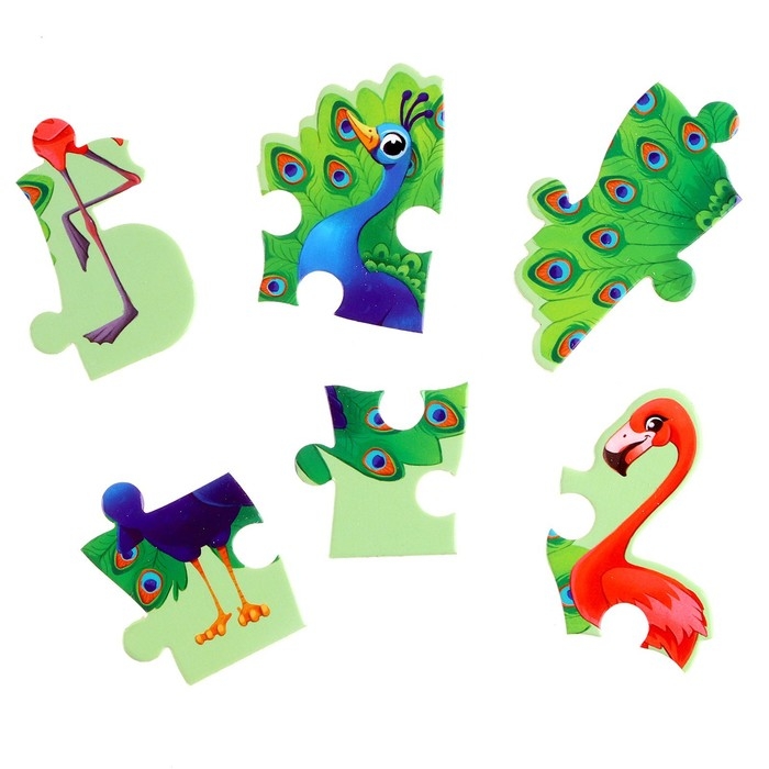 Пазлы на подложке &laquo;Птицы&raquo;