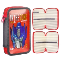Пенал каркасный с эффектом металлик, 2 секции, 125х205х40 мм, ламинированный картон, Трансформеры Пенал каркасный с эффектом металлик, 2 секции, 125х205х40 мм, ламинированный картон, Трансформеры