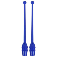 Булавы для художественной гимнастики вставляющиеся Grace Dance, 35 см, цвет синий