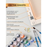 Картина по номерам &laquo;Аниме&raquo; холст на подрамнике, 40 &times; 40 см см