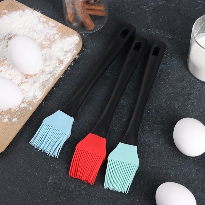 Кисть Доляна &laquo;Контраст&raquo;, силикон, 23 см, цвет МИКС