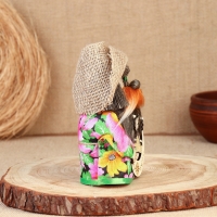 Оберег "Домовой с подковой", 15-16 см