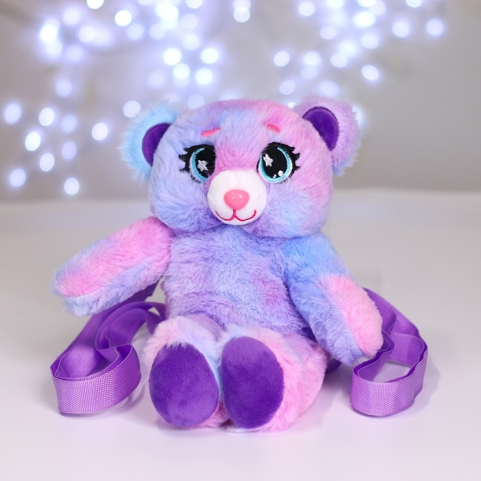 Рюкзак-игрушка детская для девочки «Мишка», 25х10 см Рюкзак-игрушка детская для девочки «Мишка», 25х10 см