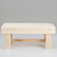 Лавочка низкая , наличник,  липа "Добропаровъ", 70&times;33&times;30 см