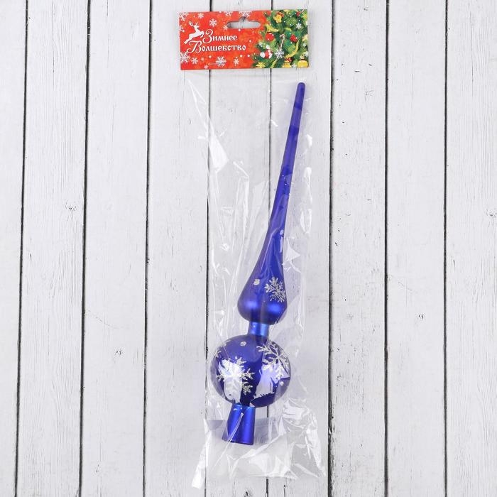 Наконечник Наконечник "Вальс снежинок" 28 см, микс