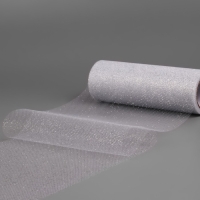 Фатин с глиттером, 15 см, 11 &plusmn; 1 г/кв.м, 9 &plusmn; 0,5 м, цвет серебряный №06