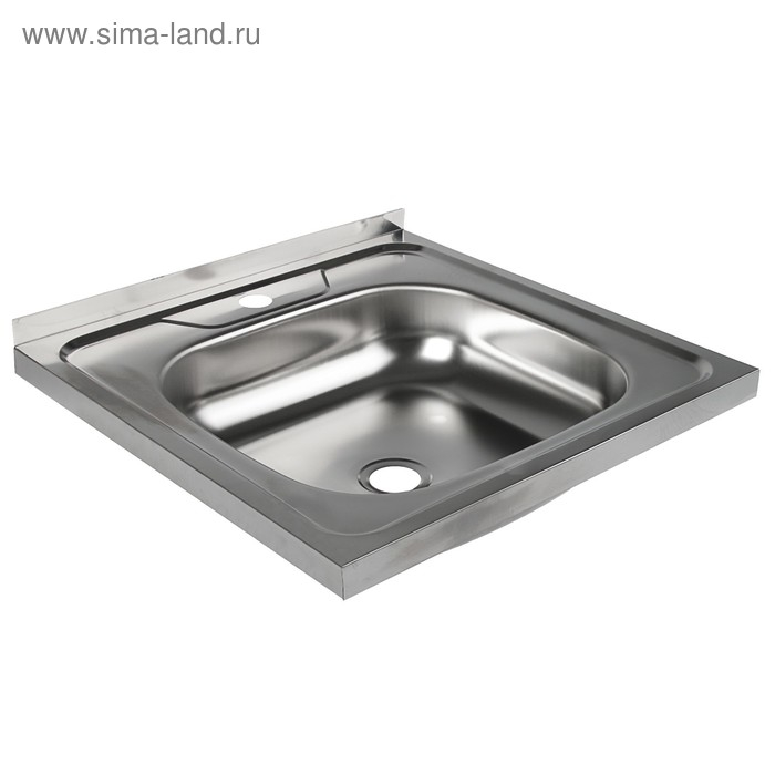 Мойка кухонная Мойка кухонная "Владикс", накладная, без сифона, 50х50 см, нержавеющая сталь 0.4 мм