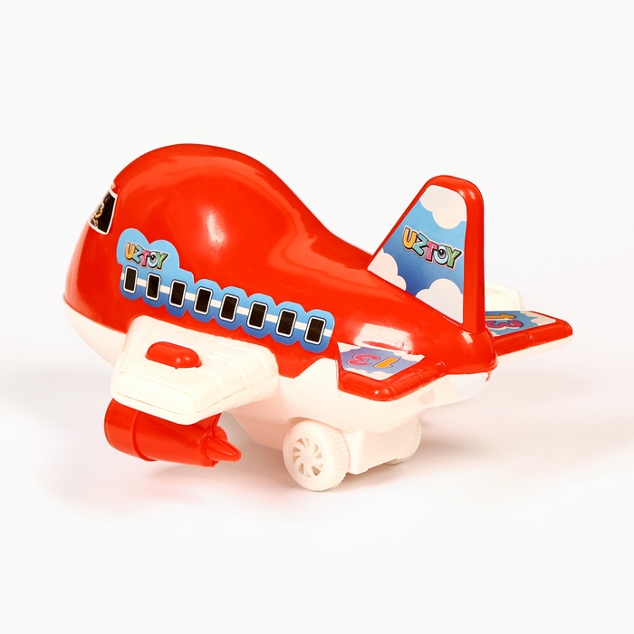 Игрушка детская "Самолет №13", пластик, 18 х 17 х 10 см, МИКС