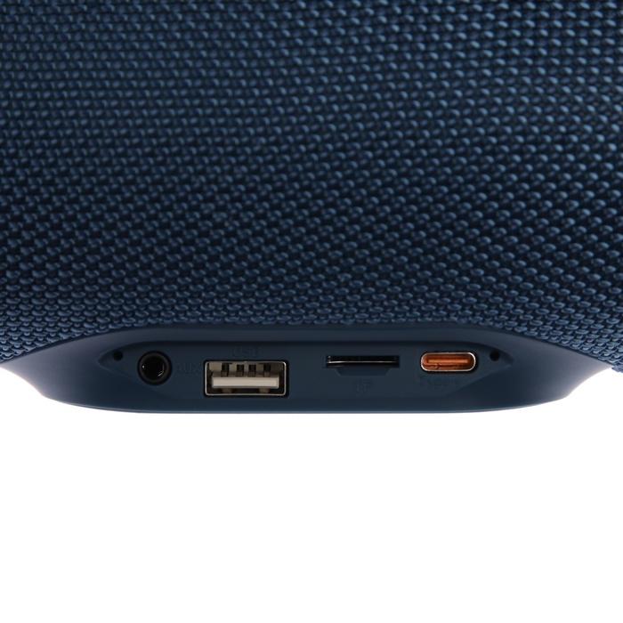 Портативная колонка Pulse6, 12 Вт, 1800 мАч. BT5.3, подсветка, micro SD, синяя Портативная колонка Pulse6, 12 Вт, 1800 мАч. BT5.3, подсветка, micro SD, синяя