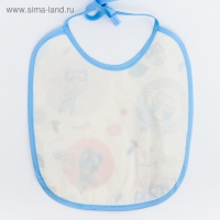 Нагрудник для кормления &laquo;Совы&raquo; непромокаемый на завязках, МИКС