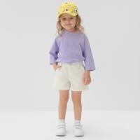 Шорты детские MINAKU: Cotton Collection цвет белый, рост 110 Шорты детские MINAKU: Cotton Collection цвет белый, рост 110