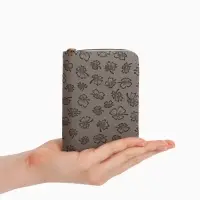 Кошелек жен 07-01-01 Июнь2526, 13*2*9 см, 2 отд+отд/молн, д/карт, серый