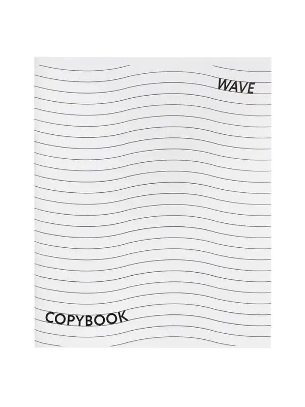 Тетрадь 48 листов в клетку, Calligrata Black and white, обложка мелованная бумага, серые листы, МИКС