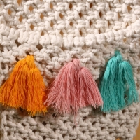 Кармашек текстильный, подвесной 22х50 см, белый