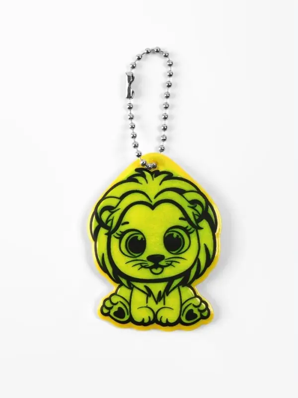 Светоотражающий элемент &laquo;Львёнок&raquo;, двусторонний, 4.5&times;6 см, МИКС