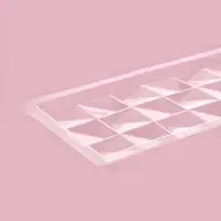 Форма для шоколада &laquo;Квадраты&raquo;, пластик, 20.5&times;10&times;1 см, прозрачная