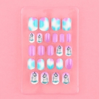 Детские накладные ногти &laquo;Единорожек&raquo;, 24 шт