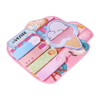 Закладки с клеевым краем бумажные, deVENTE Bear&Ice cream, дизайн 55 х 71мм, 15 х 50мм, 5 цветов по 20 листов