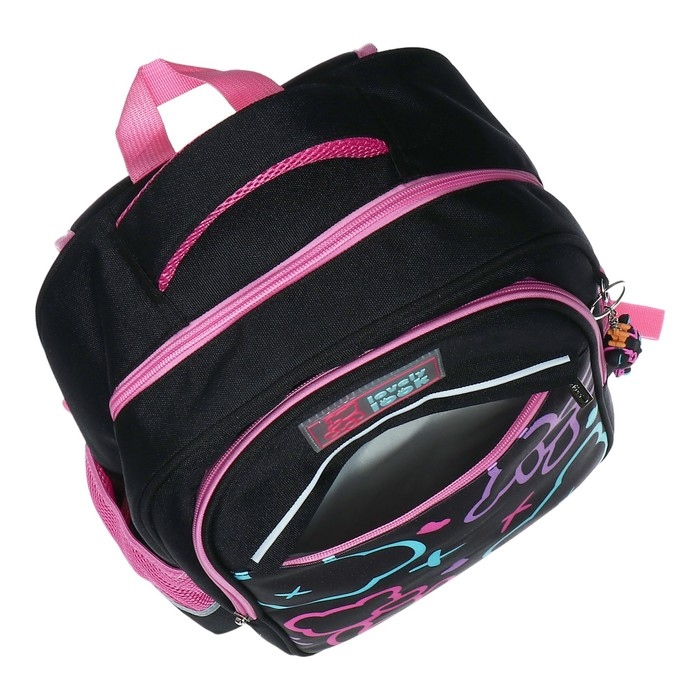 Рюкзак школьный 38 х 29 х 14,5 см, Hatber Ergonomic light, "Мой мишка" NRk_15124