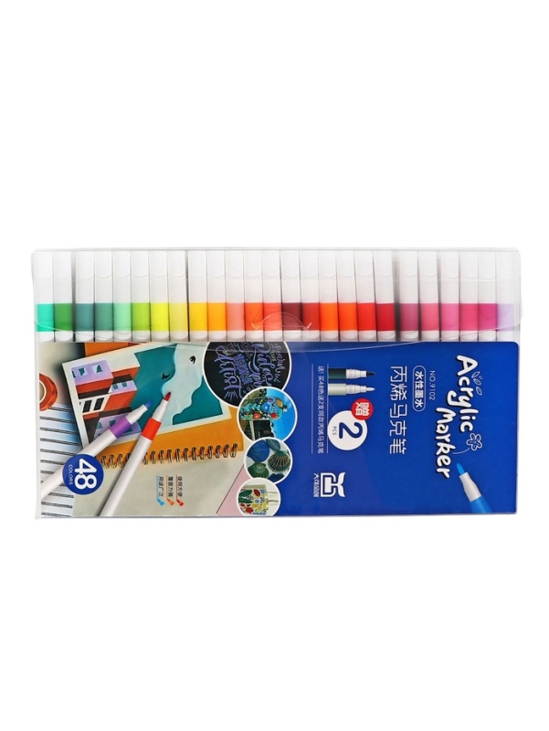 Набор акриловых маркеров 48 цветов