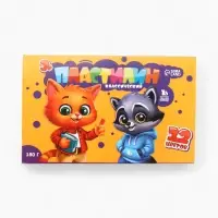 Пластилин 12 цветов, 180 г ArtFox STUDY