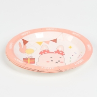 Набор бумажной посуды "Счастливый зайка", набор 12 шт. Набор бумажной посуды "Счастливый зайка", набор 12 шт.