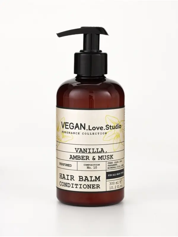 Бальзам-кондиционер для волос парфюмированный VEGAN.Love.Studio &laquo;Ваниль, Амбра, Мускус&raquo;, 300 мл