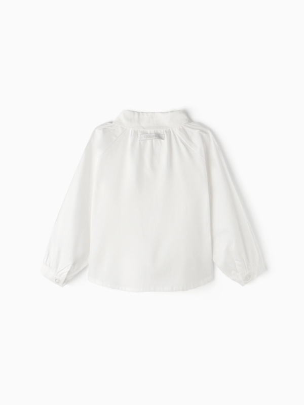 Рубашка для девочки Крошка Я, р. 80-86 см, белый