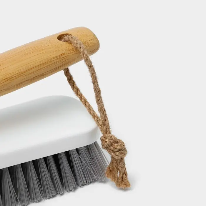 Щётка - утюжок Meli, бамбуковая ручка, 14.5&times;5.8&times;9 см, ворс 2.5 см