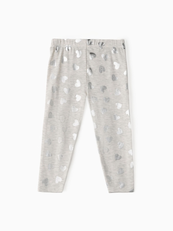 Леггинсы (лосины) Крошка Я "Сердце", р.68-74 см, серый
