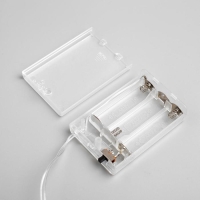 Гирлянда &laquo;Нить&raquo; 3 м с насадками &laquo;Снежинки большие&raquo;, IP20, прозрачная нить, 20 LED, батарейки AAх3 (нет в комплекте), свечение мульти