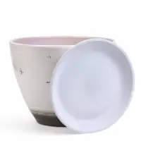 Горшок цветочный поддоном  8 л,  керамика, Котофей (М)