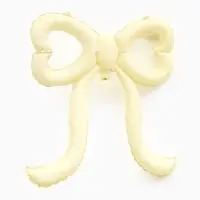 Воздушный шар фольгированный 22" &laquo;Бант&raquo;, кремовый