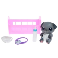 Игрушка-сюрприз &laquo;Плюш сплюш&raquo; в кроватке с аксессуаром, zoo-МИКС