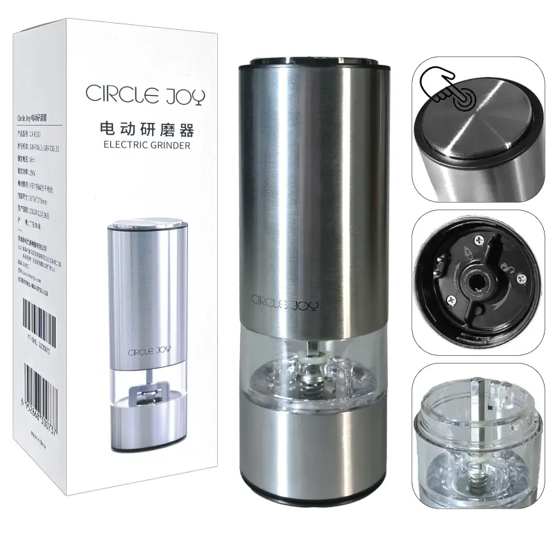 Электрическая мельница для перца и соли CIRCLE JOY CJ-EG01 (36шт/кор)