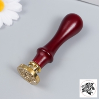 Сургучный набор "Крупная роза" печать, ручка, ложка, воск - 3 цвета, свеча 3,5х11х23 см Сургучный набор "Крупная роза" печать, ручка, ложка, воск - 3 цвета, свеча 3,5х11х23 см