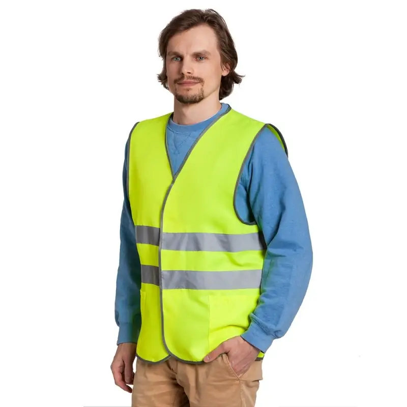 Сигнальный жилет СО-1 ТР, желтый флуоресцентный (170;176)-(88;92)